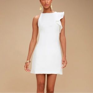 Lulus, little white dress size L, perfect for the spring summer